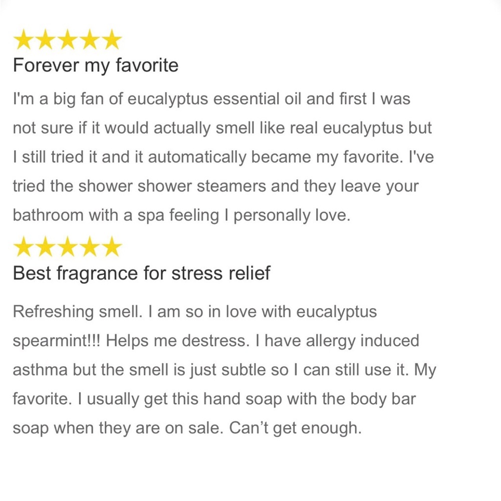 2/$16 NEW Bath & Body Works Hand Soap Gentle Foaming EUCALYPTUS SPEARMINT 8.75oz - Picture 5 of 13